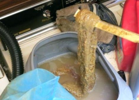 washing machine clogged